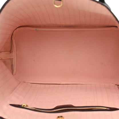 Louis Vuitton Damier Ebene Neo Neverfull MM Rose Ballerine 4 of 10