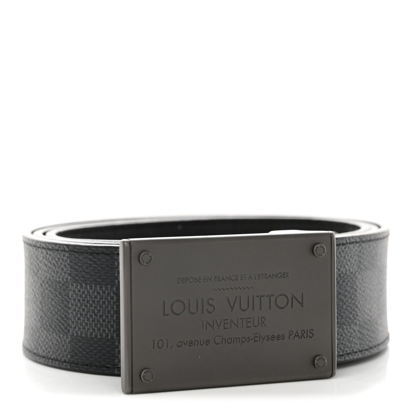 Damier Graphite Infini Neo Inventeur 40mm Reversible Belt 95/38 Black