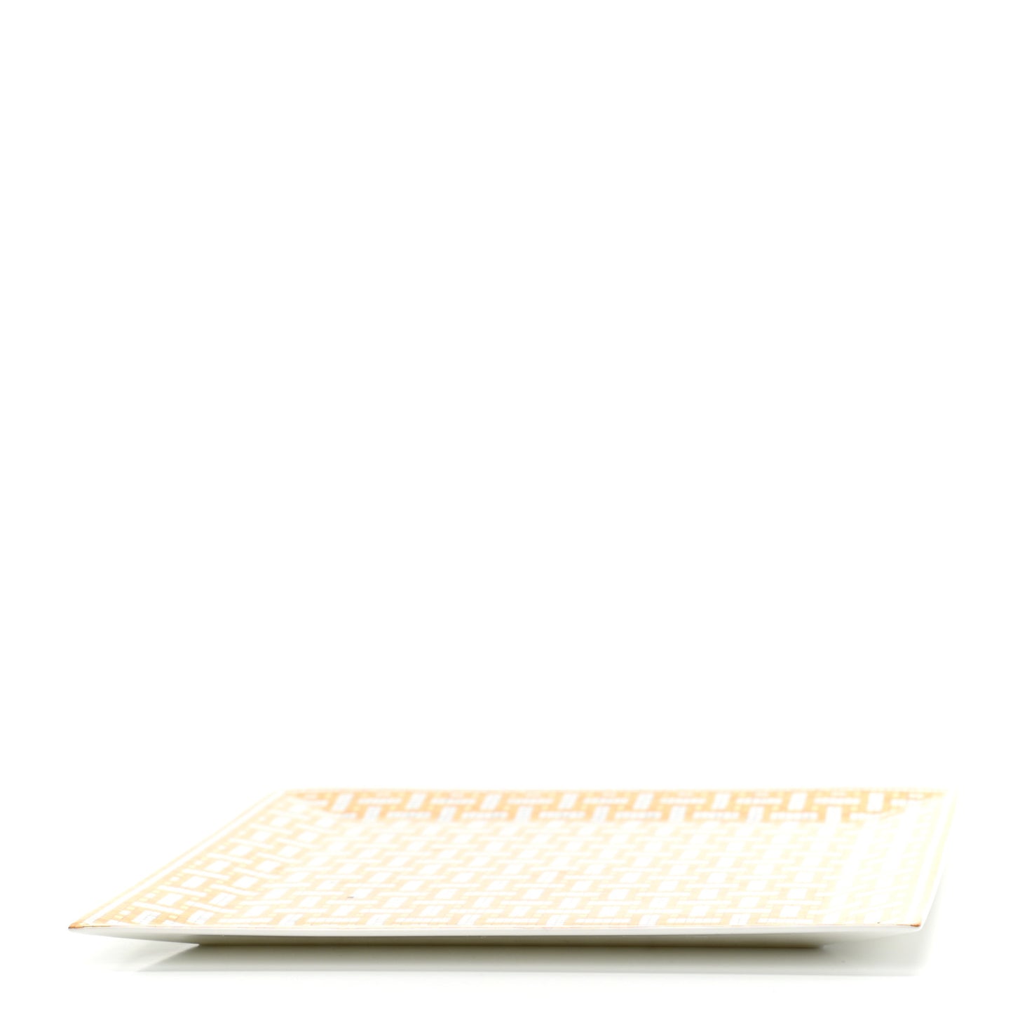 Porcelain Mosaique au 24 Square Plate Gold