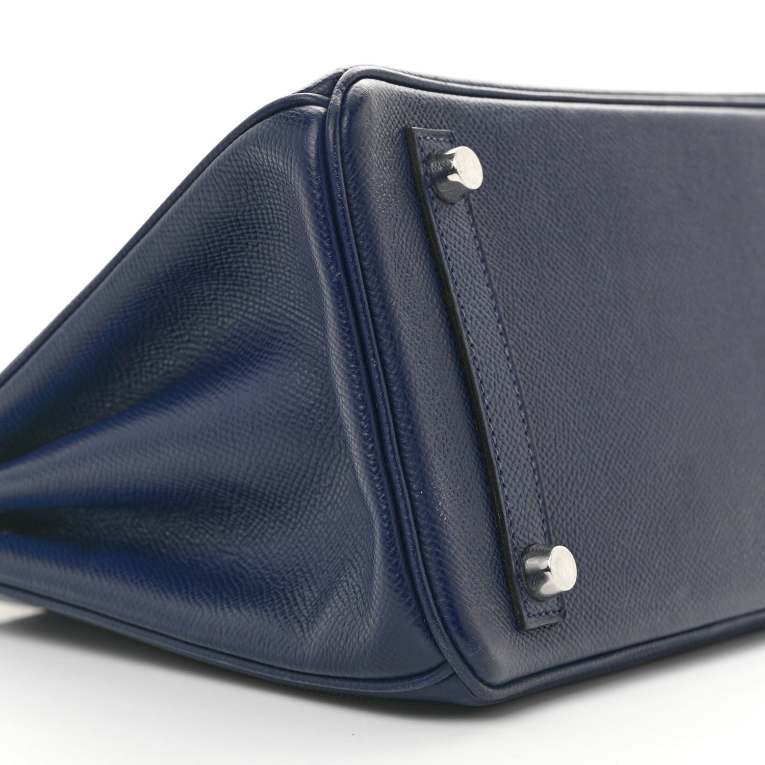 Hermes Epsom Verso Birkin 25 Bleu De Malte Bleu Sapphire 9 of 16