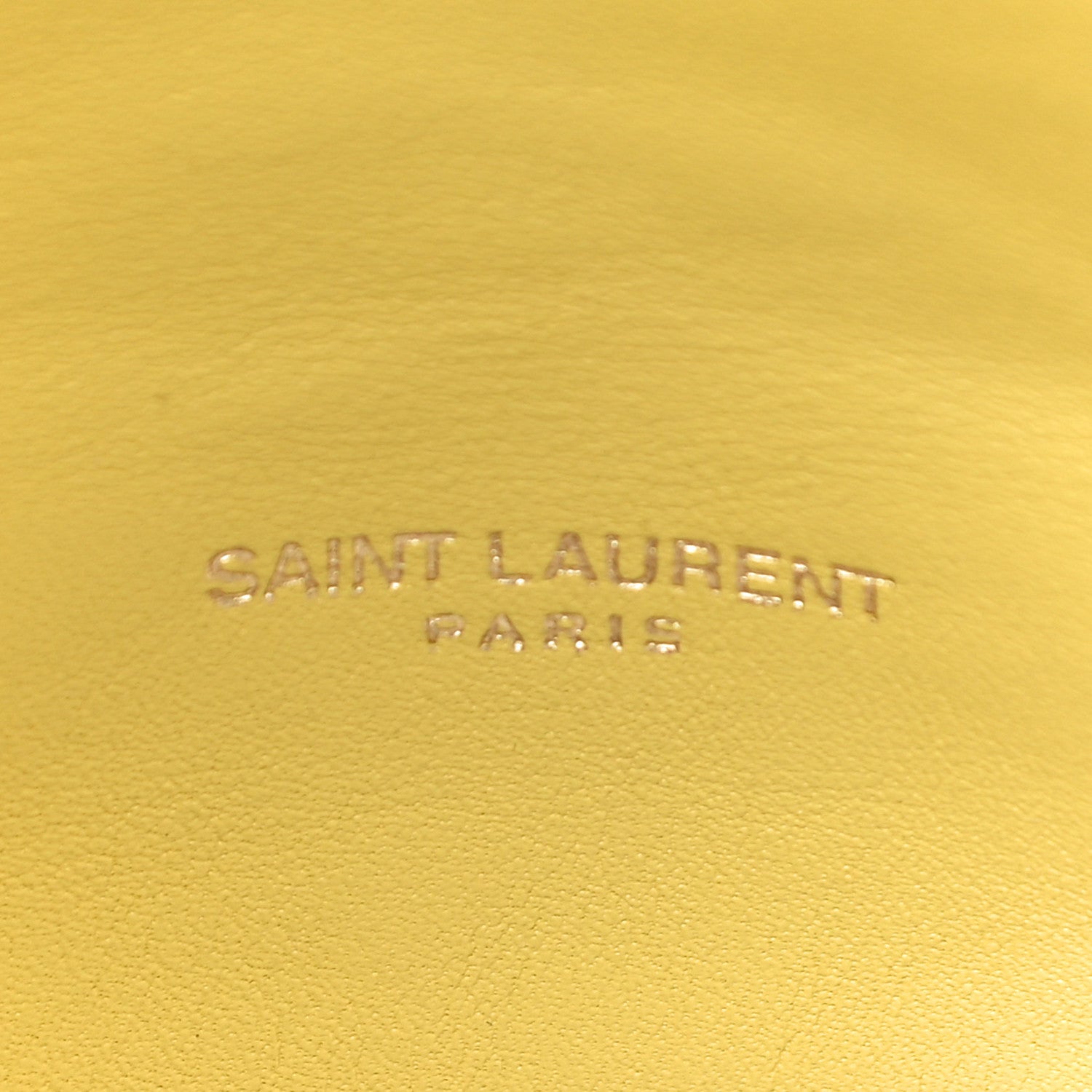 Saint Laurent Canvas Quilted Toy Loulou Puffer Monogram Chain Satchel Jaune Citron 6 of 9
