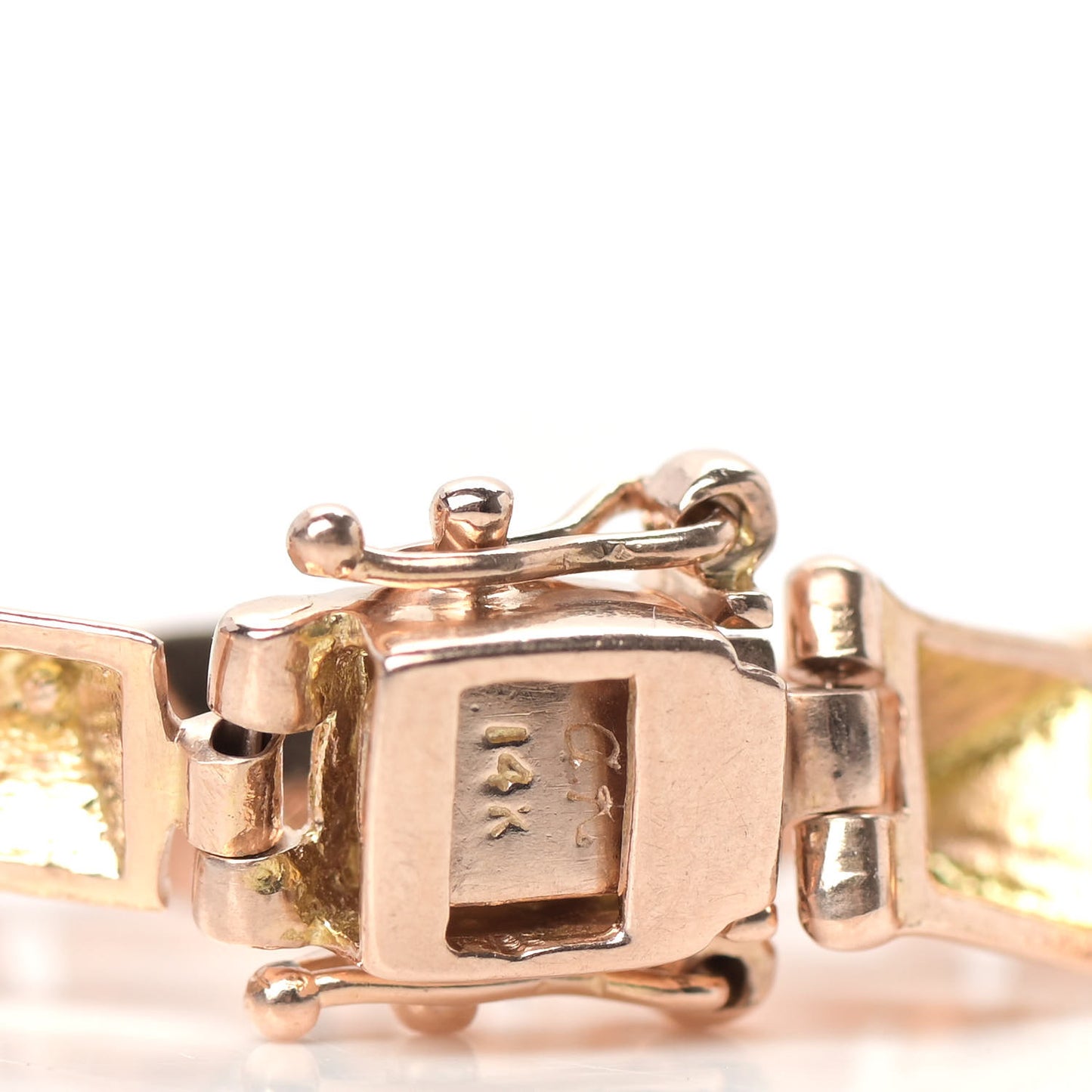 14K Rose Gold Diamond Small Spike Bracelet