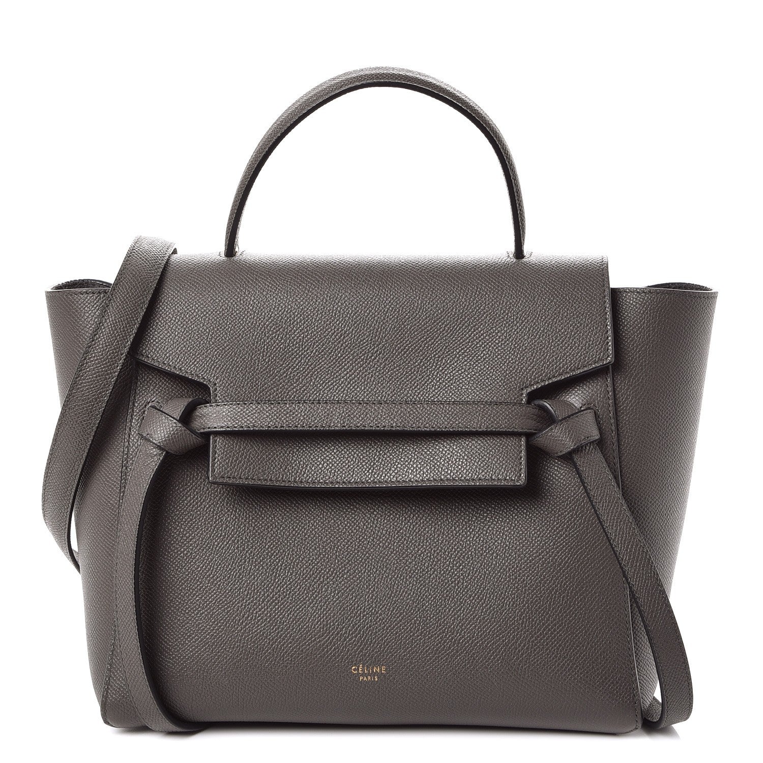 Celine Grained Calfskin Micro Belt Bag Grey 1 of 8