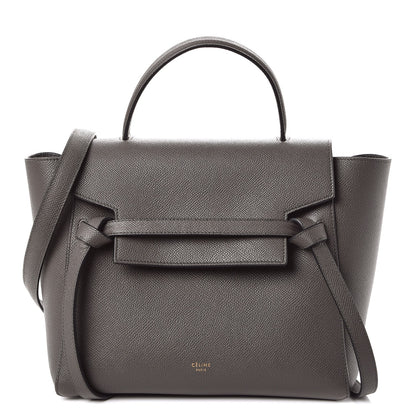 Celine Grained Calfskin Micro Belt Bag Grey 1 of 8