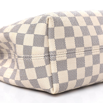 Louis Vuitton Damier Azur Graceful PM Rose Ballerine 8 of 13