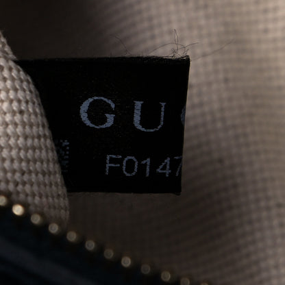 Gucci Pebbled Calfskin Medium Bella Tote Navy 7 of 12
