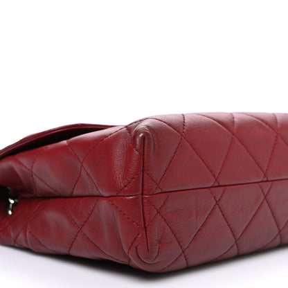 Chanel Calfskin Quilted In the Business Flap Bag Red 9 of 10