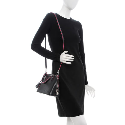 Louis Vuitton Epi Alma BB Black Hot Pink 2 of 8
