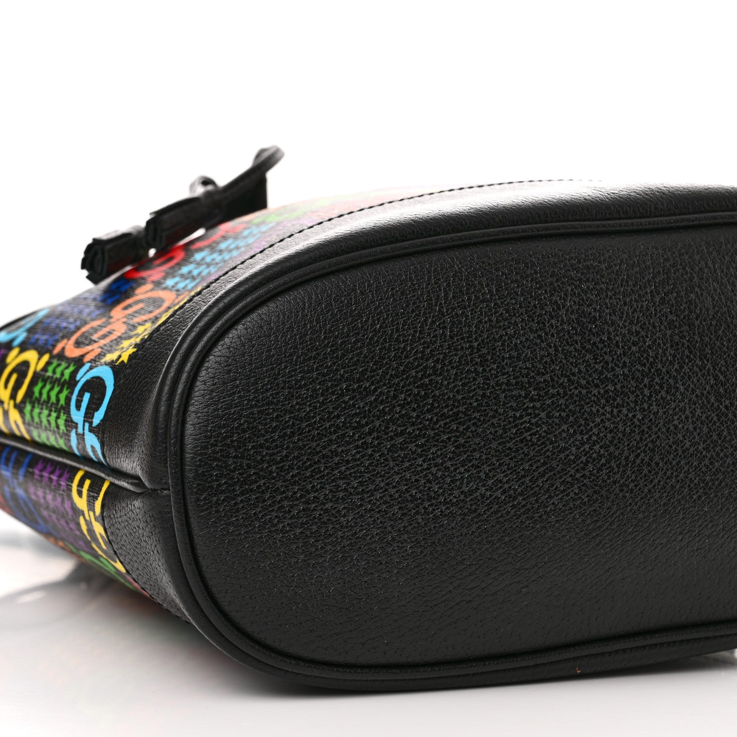 Gucci GG Supreme Monogram Psychedelic Bucket Bag Black 9 of 11