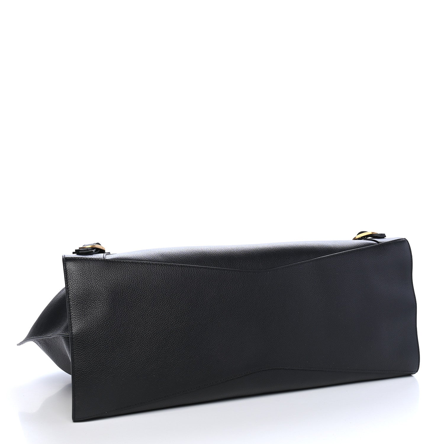 Balenciaga Grained Calfskin Neo Classic Gold Hardware Large Top Handle Bag Black 3 of 8