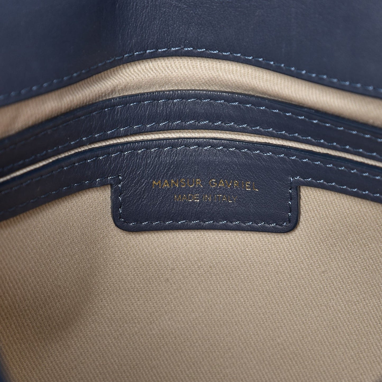 Calfskin Flap Crossbody Bag Blu