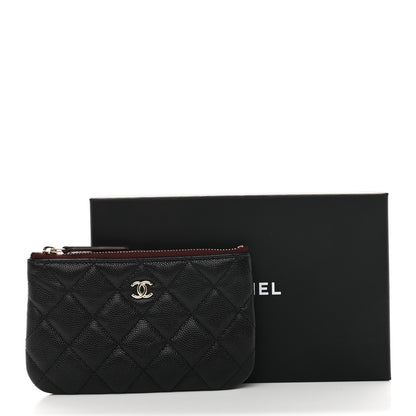 Chanel Caviar Quilted Small Cosmetic Case Black 8 of 8