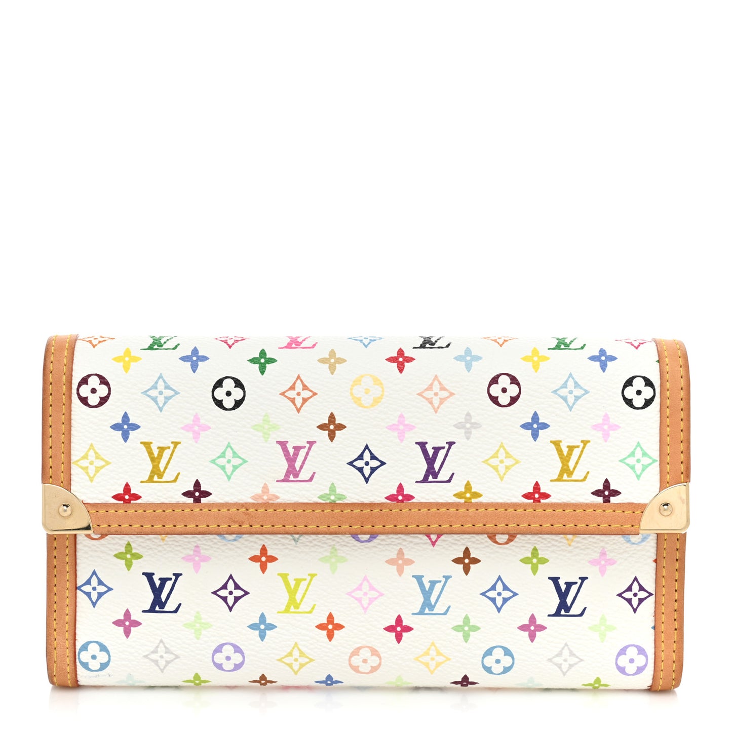 Monogram Multicolor Porte Tresor International Wallet White