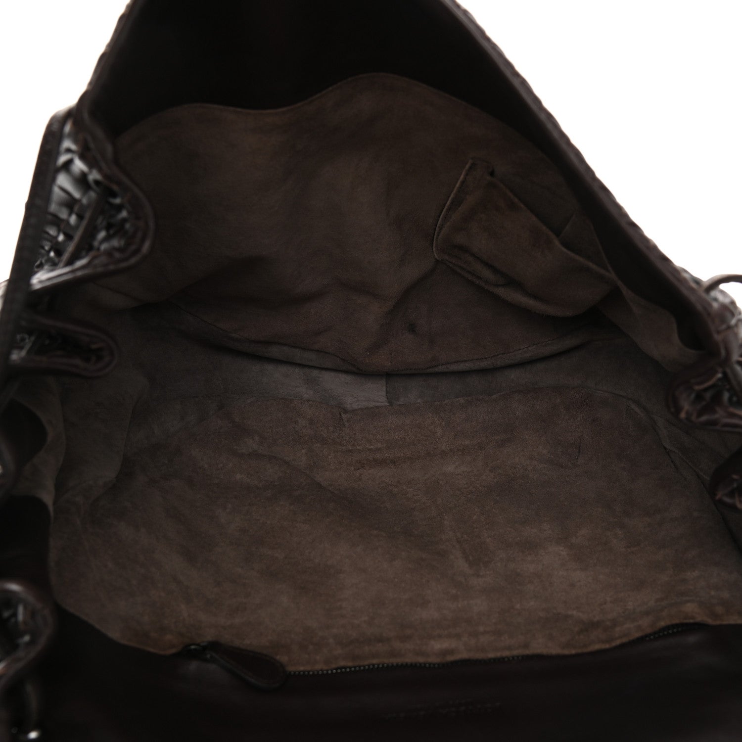 Bottega Veneta Nappa Intrecciato Messenger Bag Ebano 5 of 9