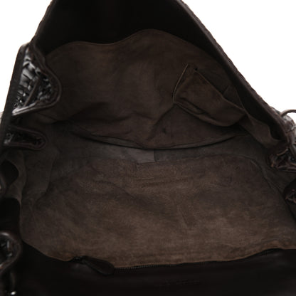 Bottega Veneta Nappa Intrecciato Messenger Bag Ebano 5 of 9