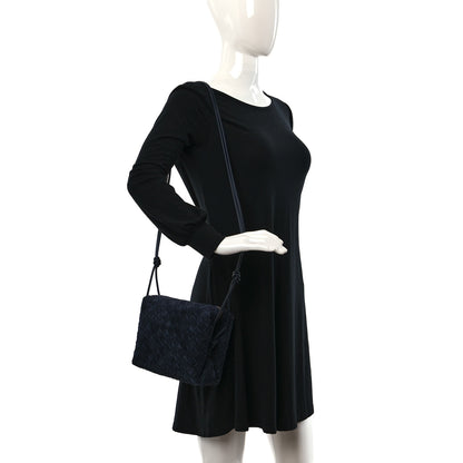 Bottega Veneta Suede Intrecciato Small Loop Camera Bag Space 2 of 7