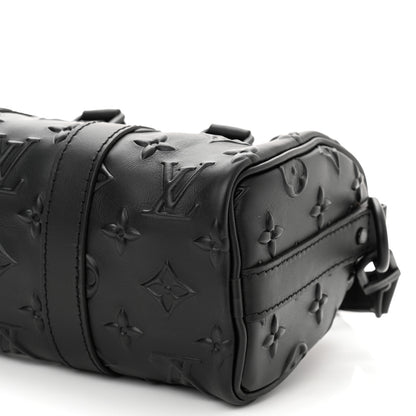 Louis Vuitton Monogram Seal Keepall XS Black 9 of 9