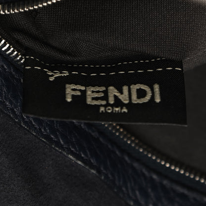 Fendi Cuoio Romano Selleria Lei Boston Tote Night Blue 8 of 13