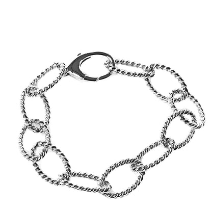 Tiffany Sterling Silver Twist Link Bracelet 1 of 6