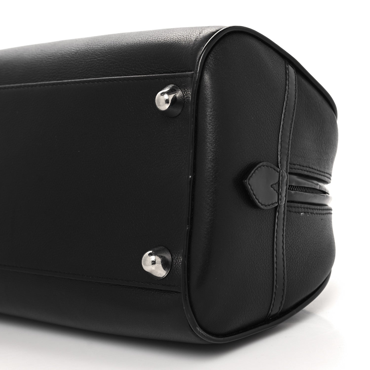 Christian Dior Calfskin Gambler Dice Bowler Black 10 of 12