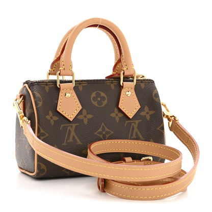 Louis Vuitton Monogram Nano Speedy Bandouliere 3 of 11