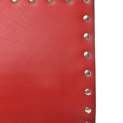 Valentino Garavani Nappa Small Rockstud Wristlet Clutch Fuxia 8 of 8