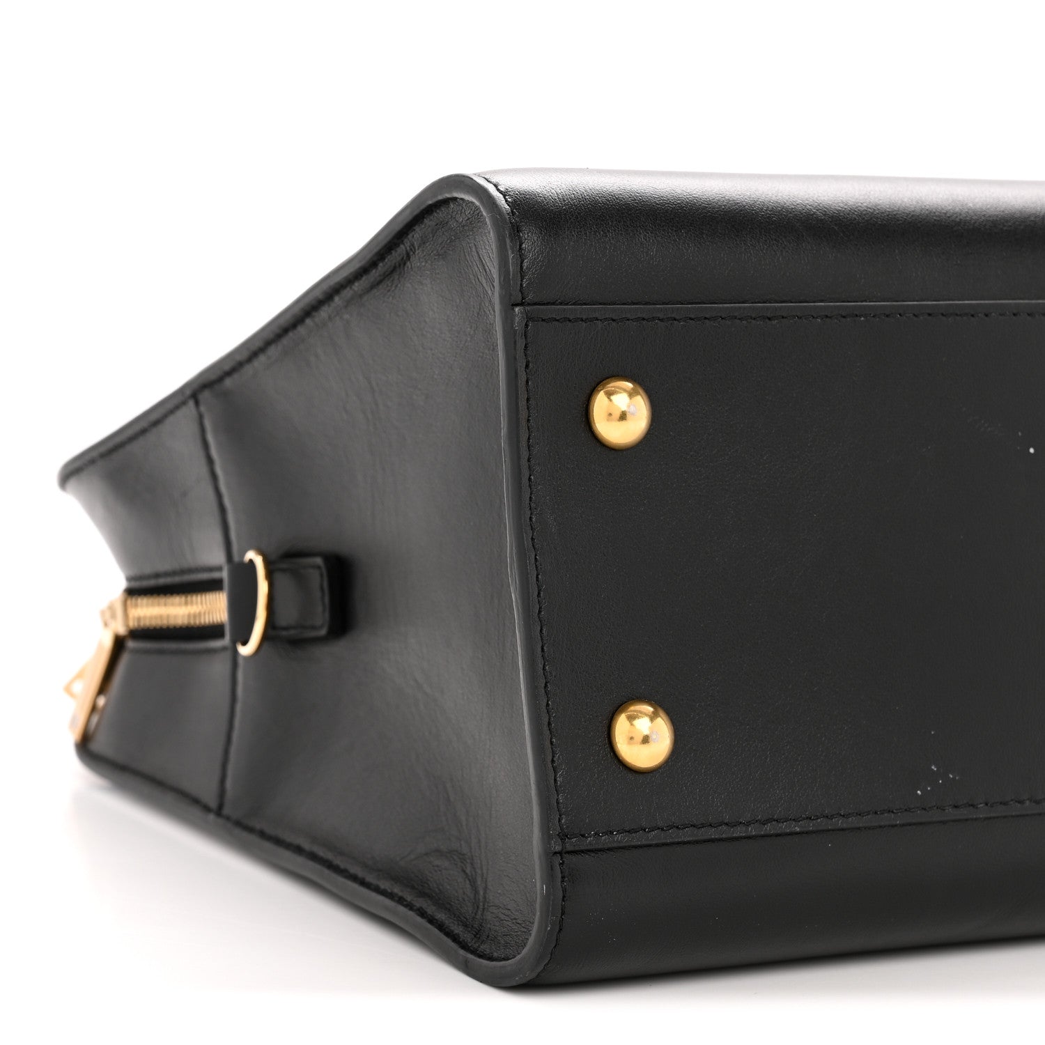 Saint Laurent Smooth Calfskin Small Monogram Cabas Black 9 of 13