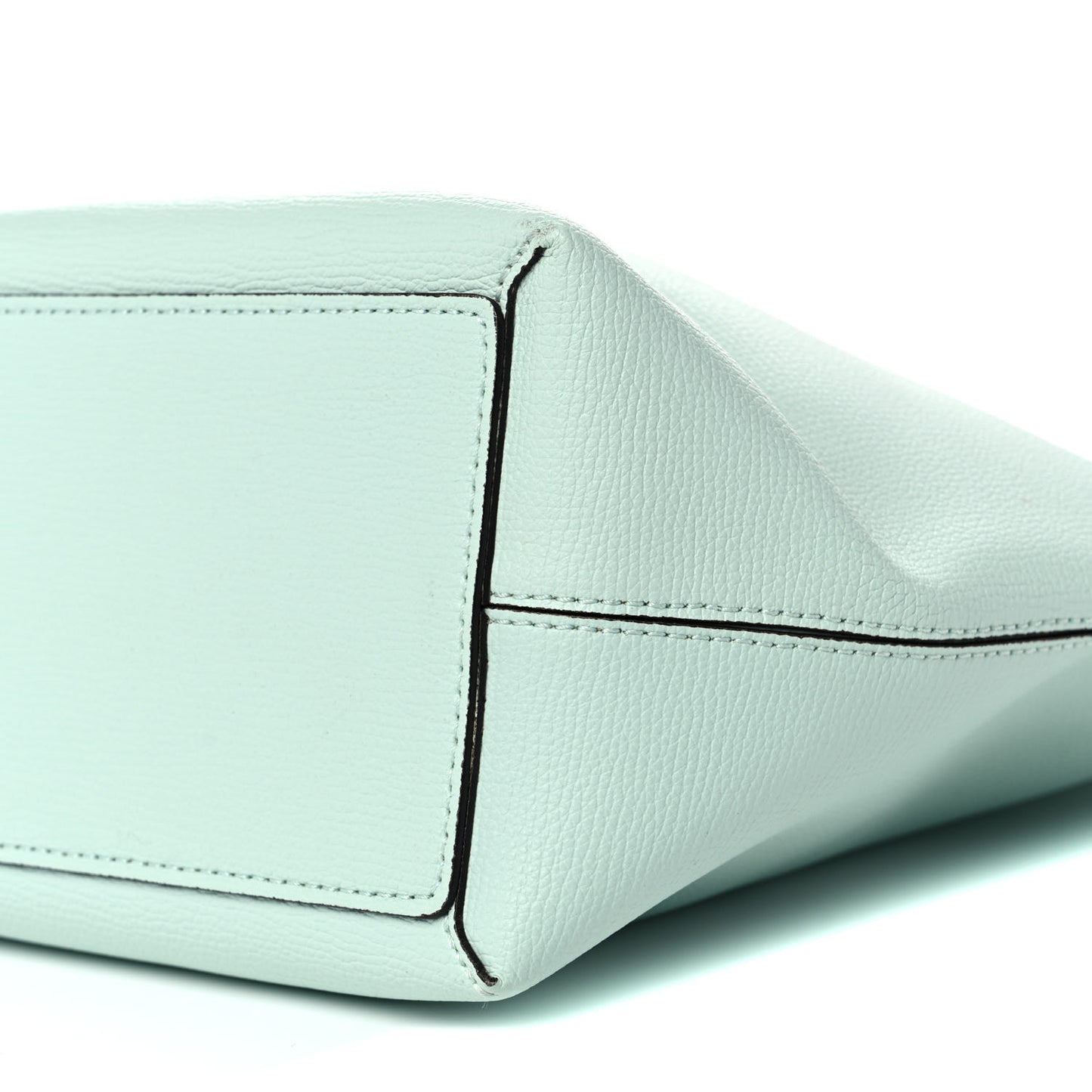 Calfskin Haymarket Check Medium Reversible Tote Pale Opal