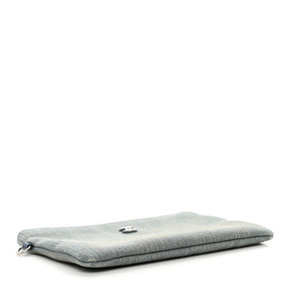 Chanel Denim Chanel 22 Removable Pouch Blue 4 of 6