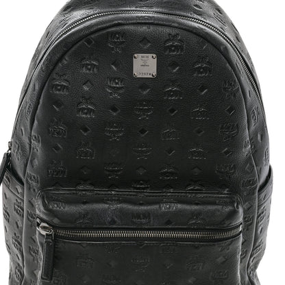 MCM Calfskin Ottomar Stark Backpack Black 9 of 11