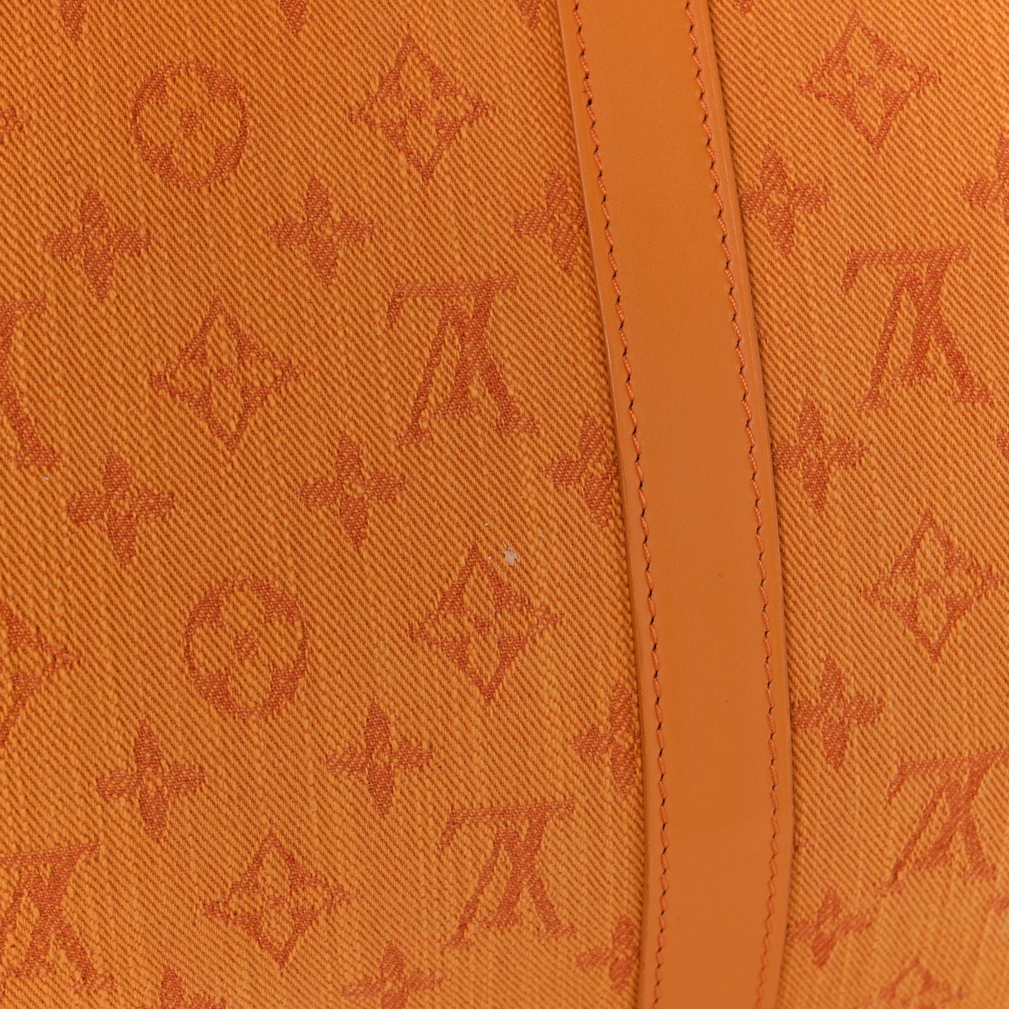 Denim Monogram Keepall Bandouliere 50 Ocre