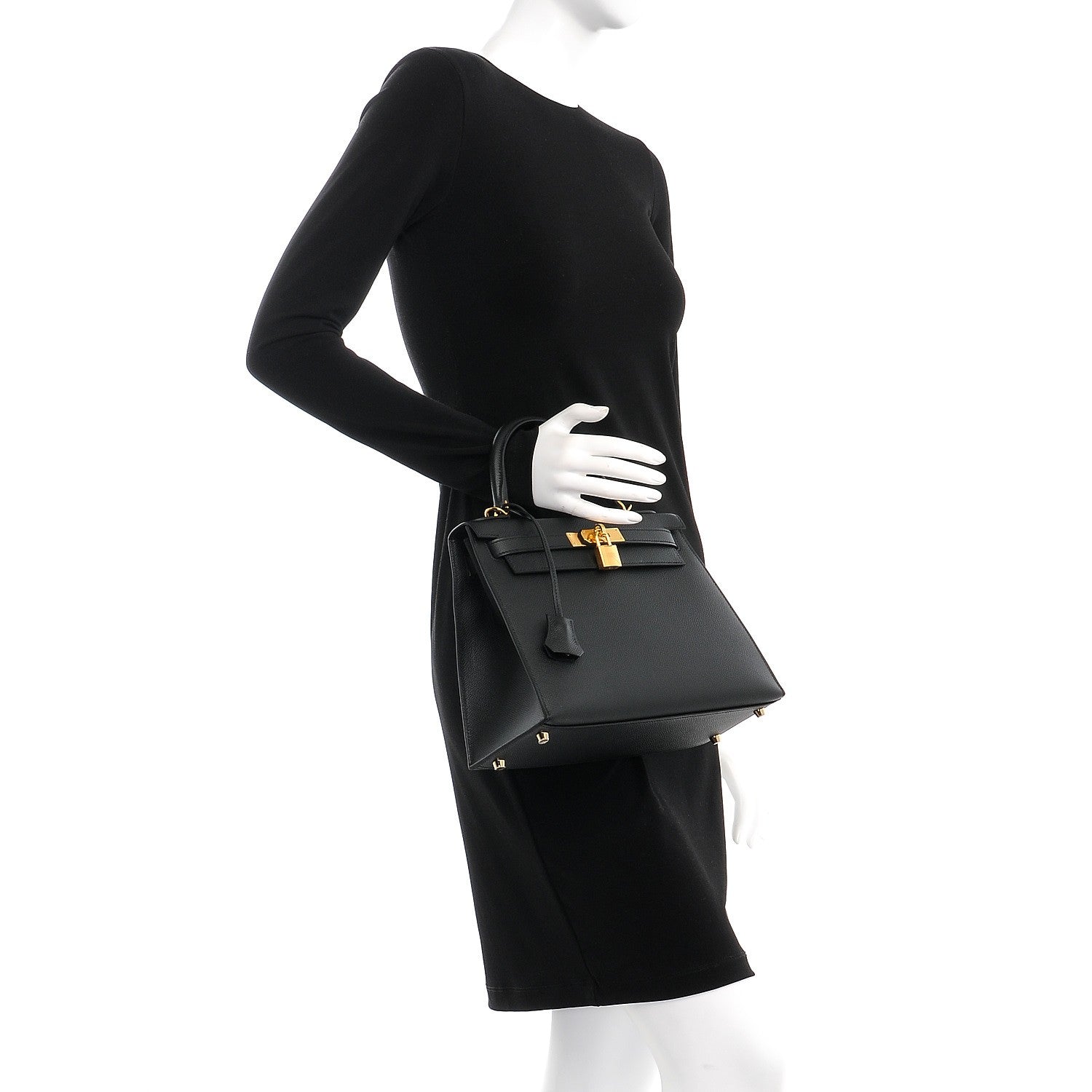 Hermes Epsom Kelly Sellier 28 Black 3 of 39