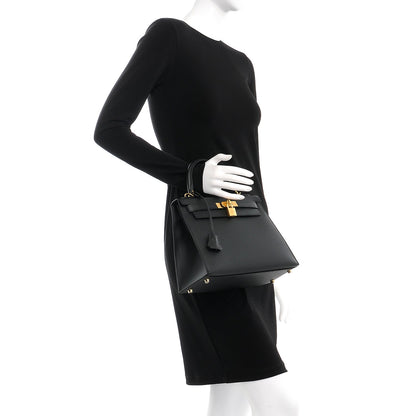 Hermes Epsom Kelly Sellier 28 Black 3 of 39