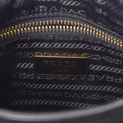 Prada Nylon Flat Messenger Bag Black 8 of 8