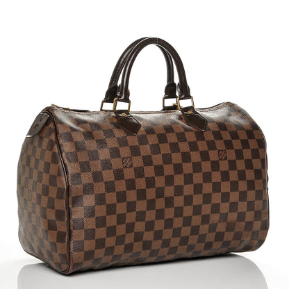 Louis Vuitton Damier Ebene Speedy 35 3 of 7