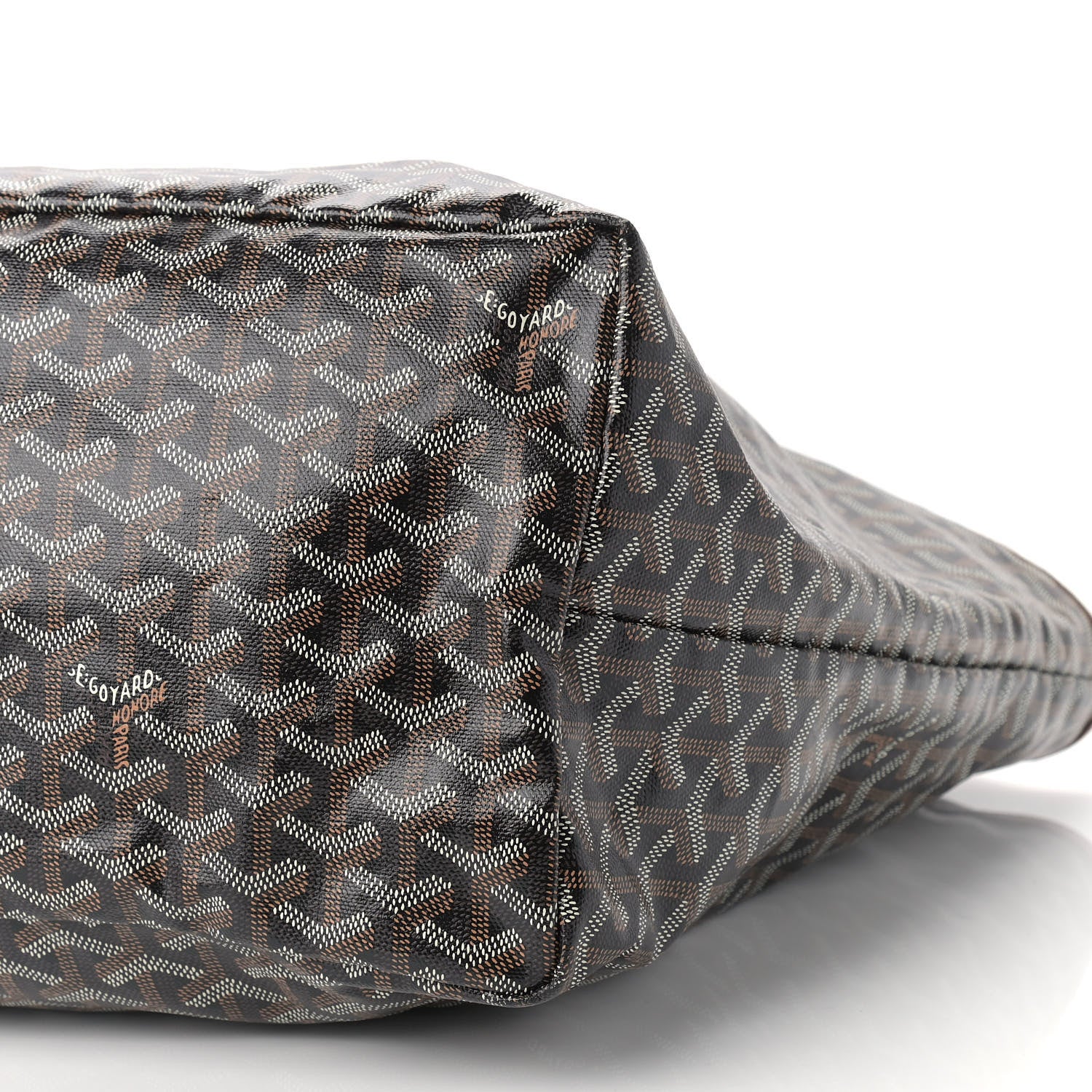 Goyard Goyardine Saint Louis GM Black Gold 8 of 9