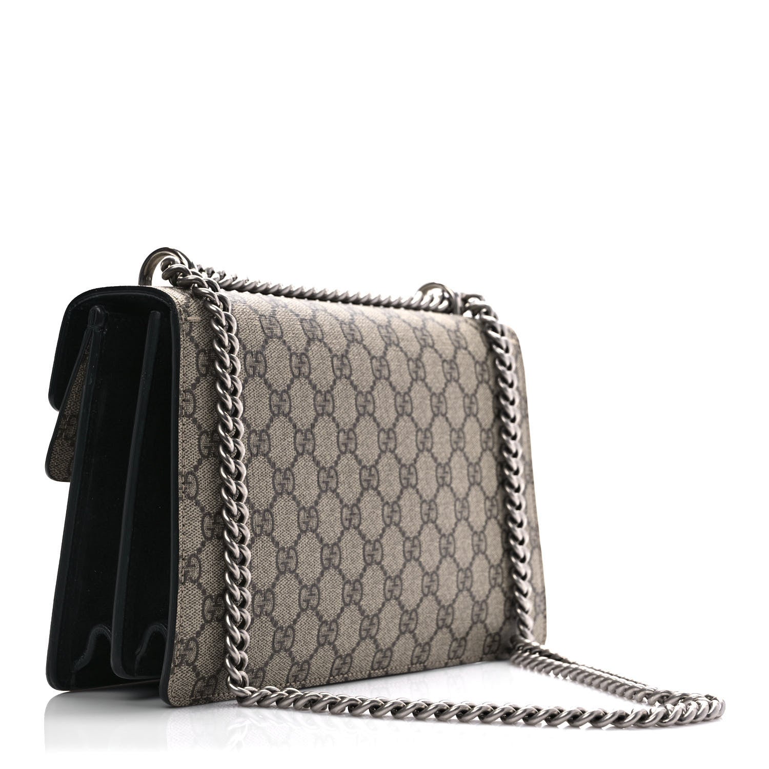 Gucci GG Supreme Monogram Small Dionysus Shoulder Bag Black 3 of 10