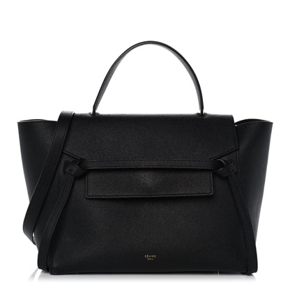 Celine Grained Calfskin Mini Belt Bag Black 1 of 12