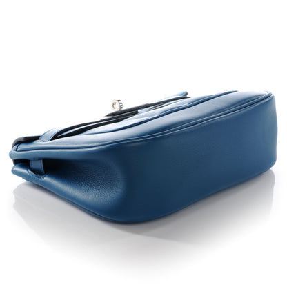 Hermes Veau Swift Mini Sac Berline Bleu Thalassa 4 of 10