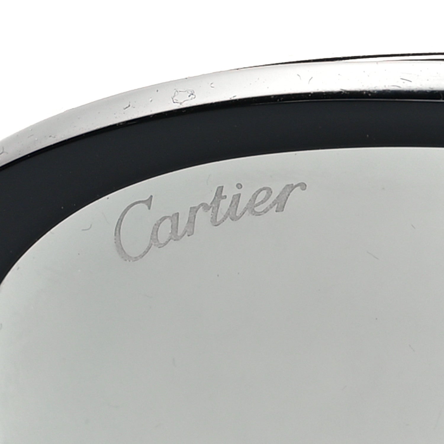 Cartier C De Cartier Sunglasses Silver Black 7 of 8