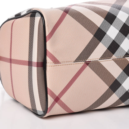 Burberry Supernova Check Small Chester Bowling Bag Black 7 of 9