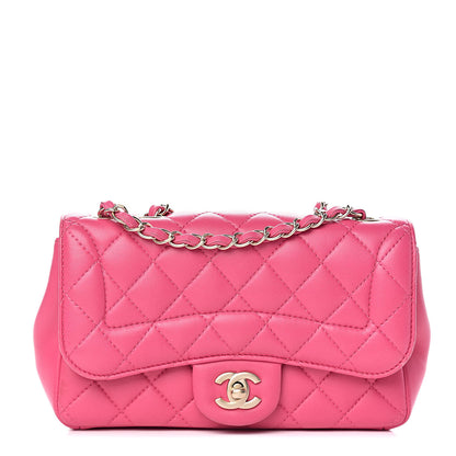 Chanel Lambskin Quilted Mini Mademoiselle Chic Flap Pink 1 of 15