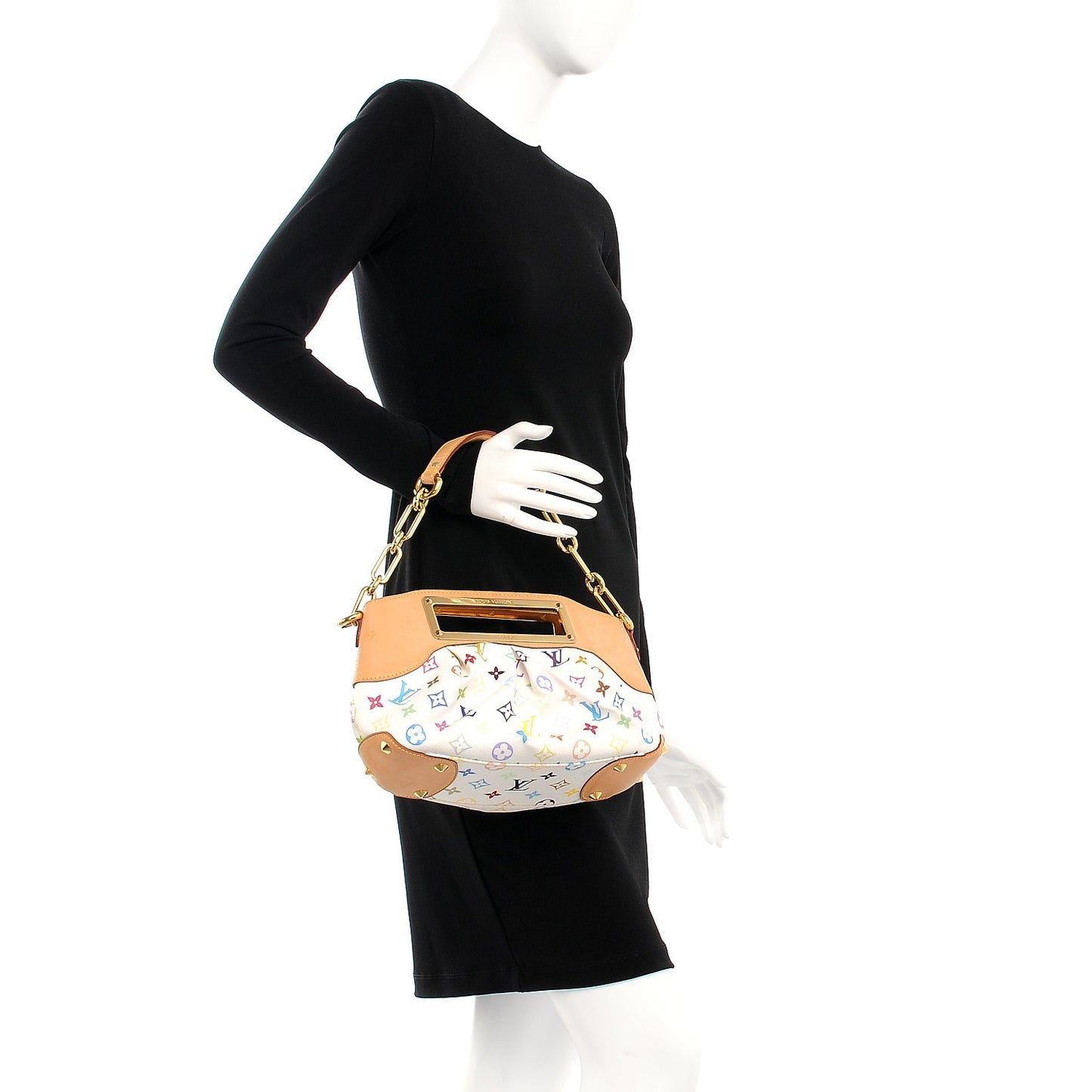 Monogram Multicolor Judy PM White