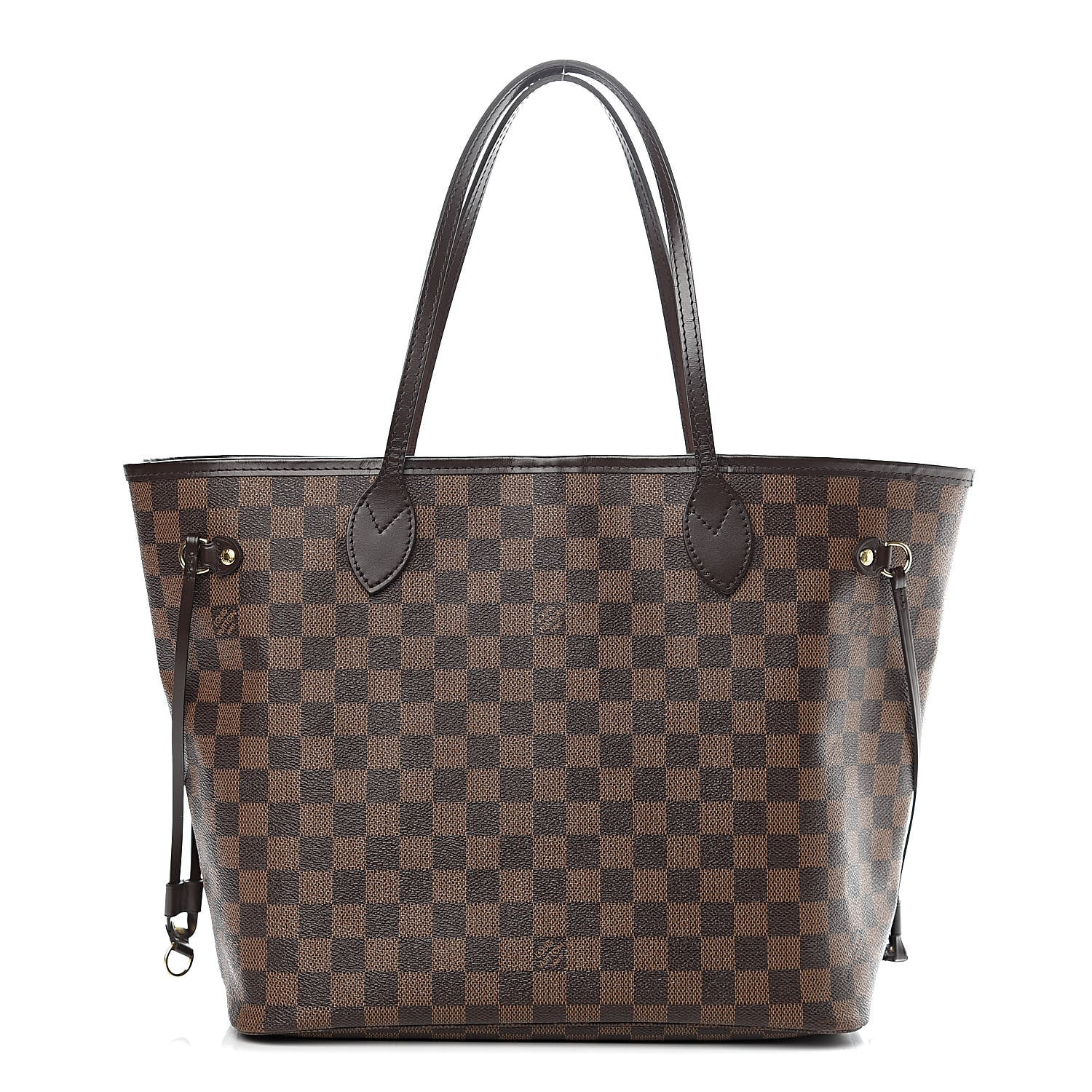 Louis Vuitton Damier Ebene Neo Neverfull MM Rose Ballerine 1 of 11