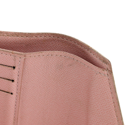 Louis Vuitton Damier Azur Victorine Wallet Rose Ballerine 8 of 13