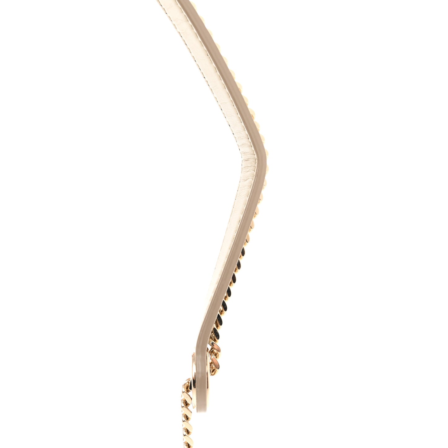 Metallic Lambskin Cannage Mini Lady Dior Gold