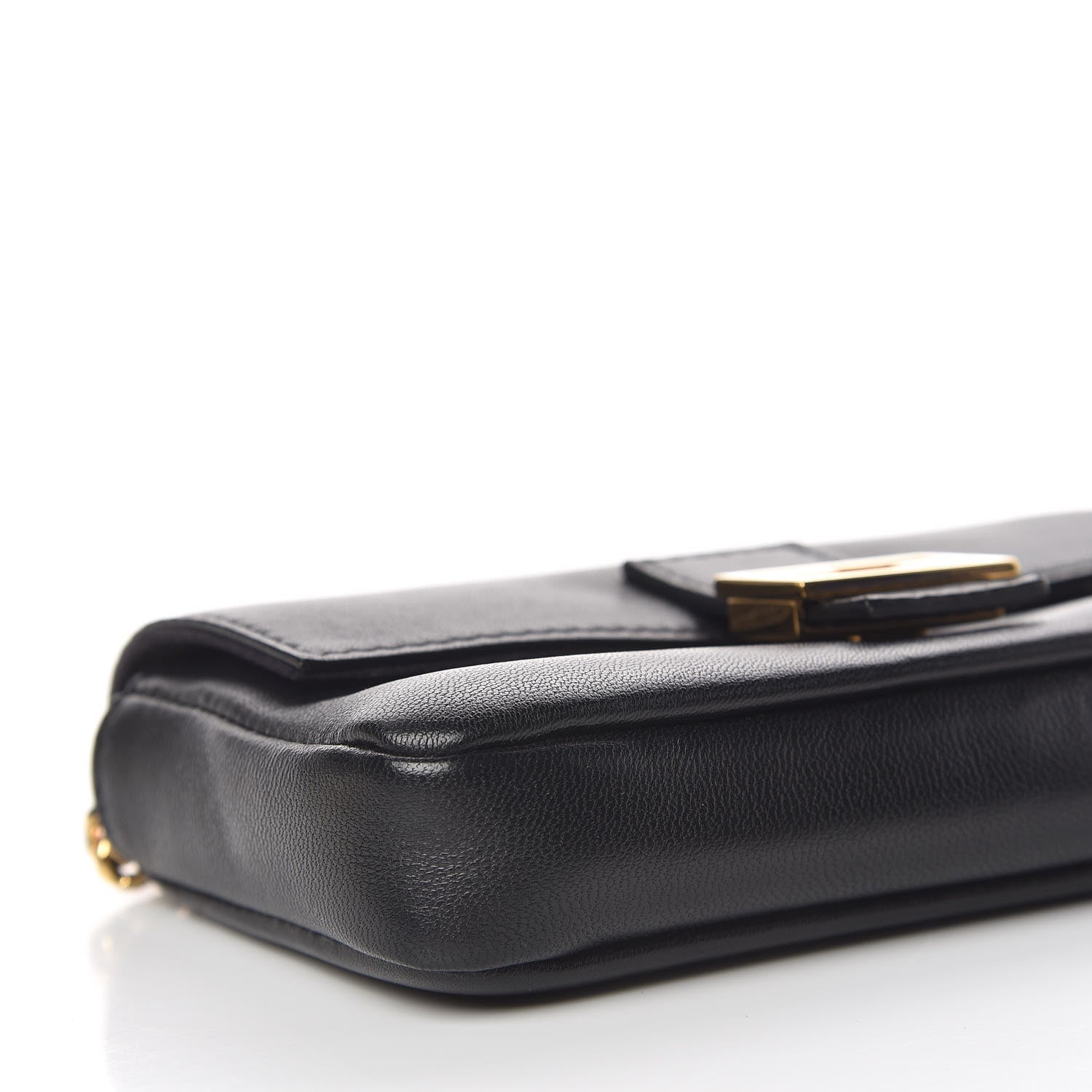 Fendi Shiny Nappa Micro Baguette Black 6 of 11