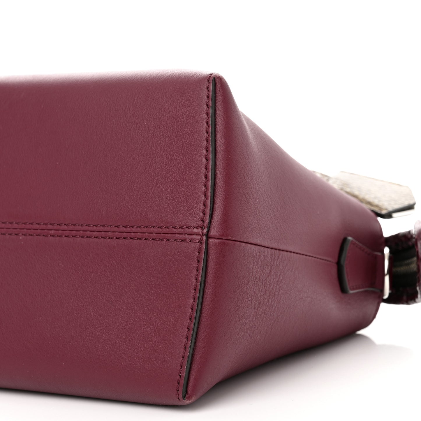 Vitello Dolce Elaphe Medium By The Way Boston Bag Black Cherry Multicolor