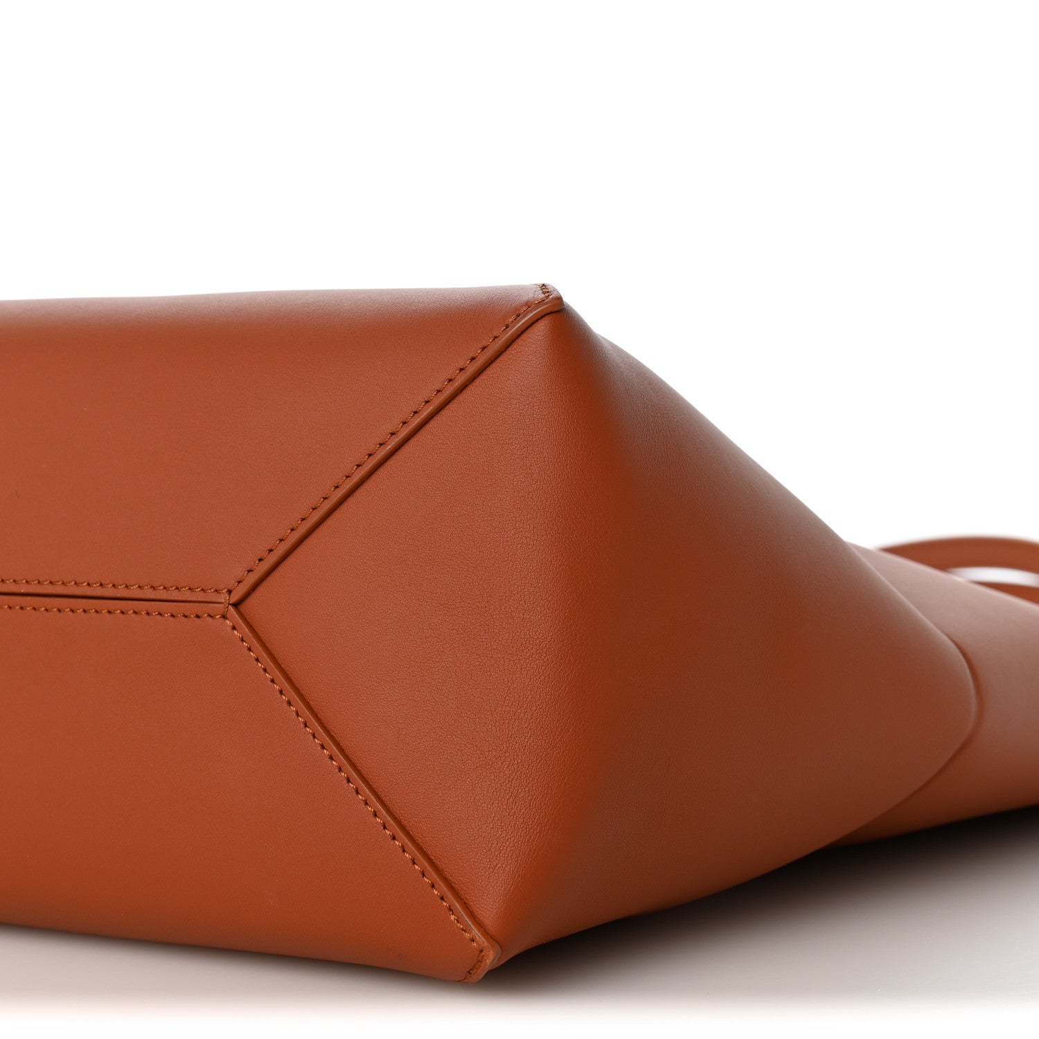 Loewe x Albers Calfskin Medium Puzzle Fold Tote Caramel Bright Green 10 of 11