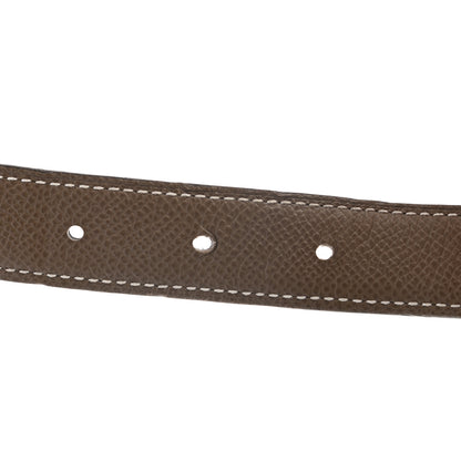 Hermes Swift Epsom 24mm Mini Constance H Belt 95 Black Etoupe 4 of 5